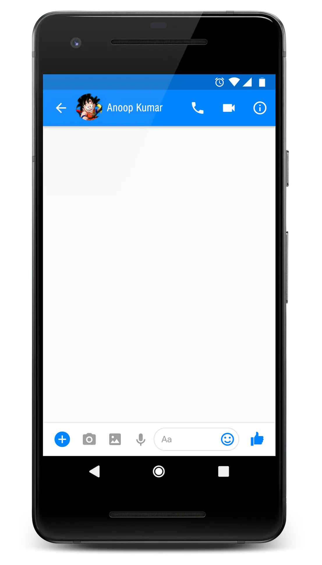 Facebook messenger in Google Pixel 2